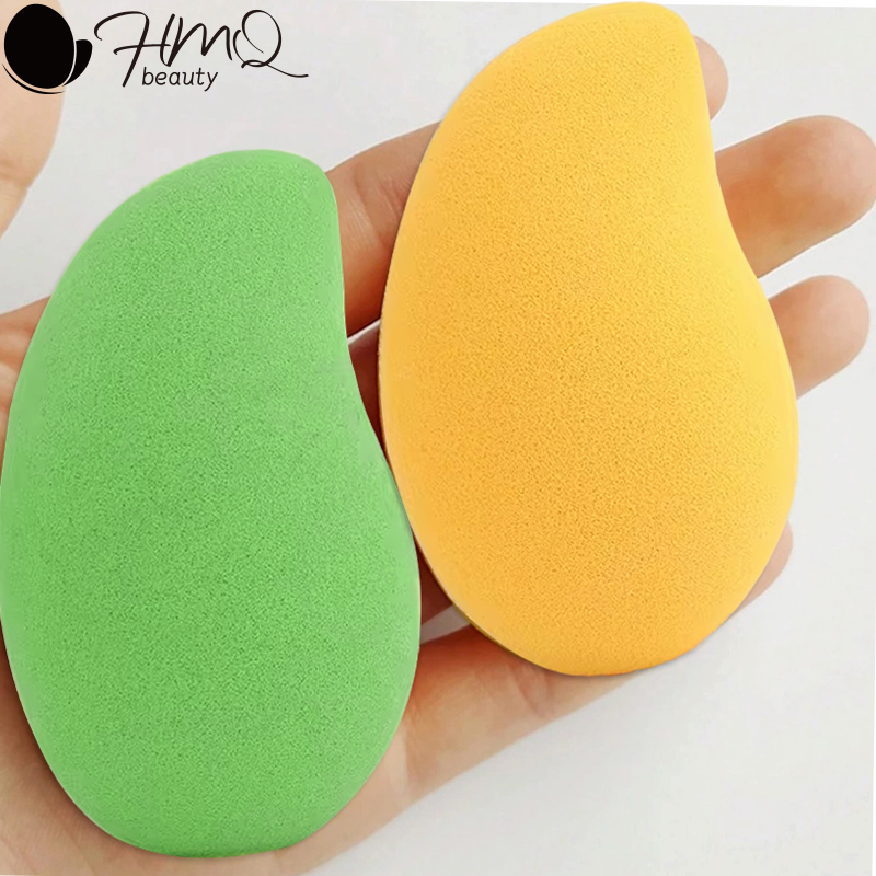 Beauty Makeup Foundation - 12/2pcs Mango Shape Soft Makeup Sponge