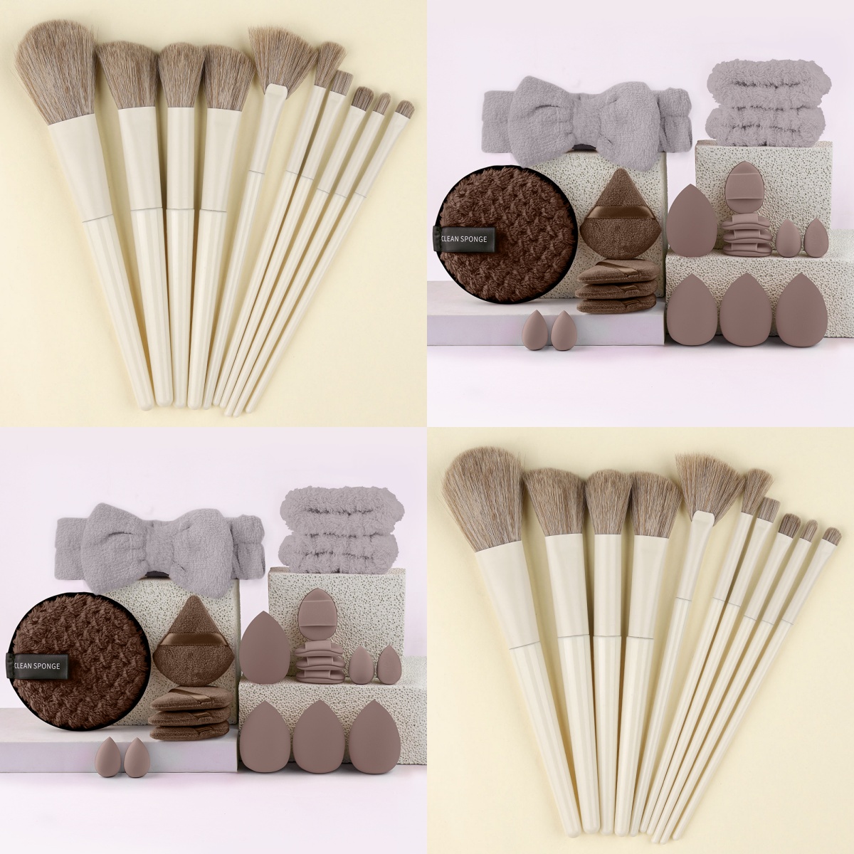 Beauty Makeup Gift Sets - Professional 10PCS Makeup Brushes Set Foundation