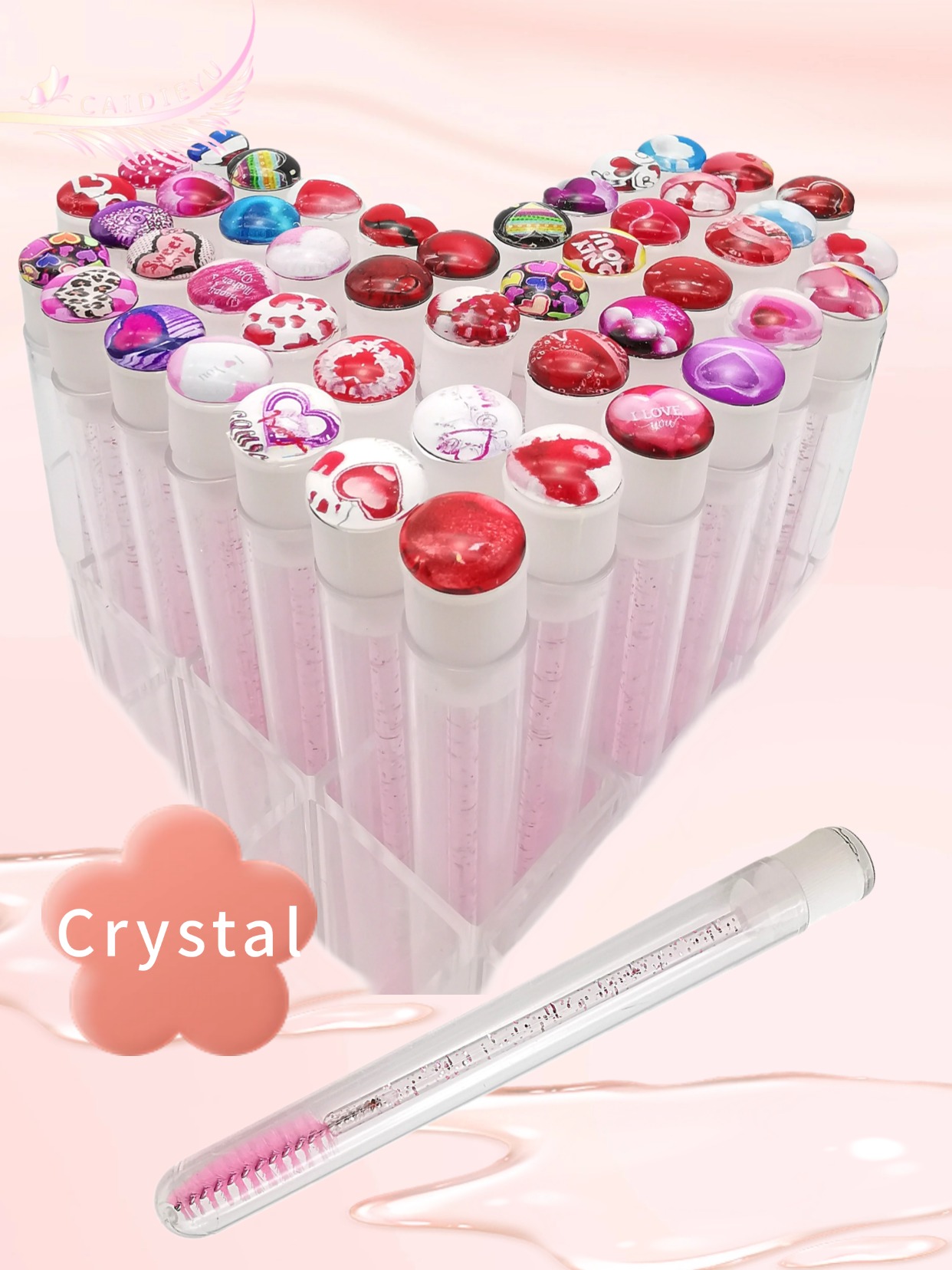 Beauty Makeup Youtube - Valentine's Day Cartoon Tube Eyelash Brush