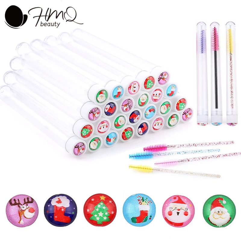Beauty Makeup Youtube - Reusable Christmas Drill Eyelash Brush Tube