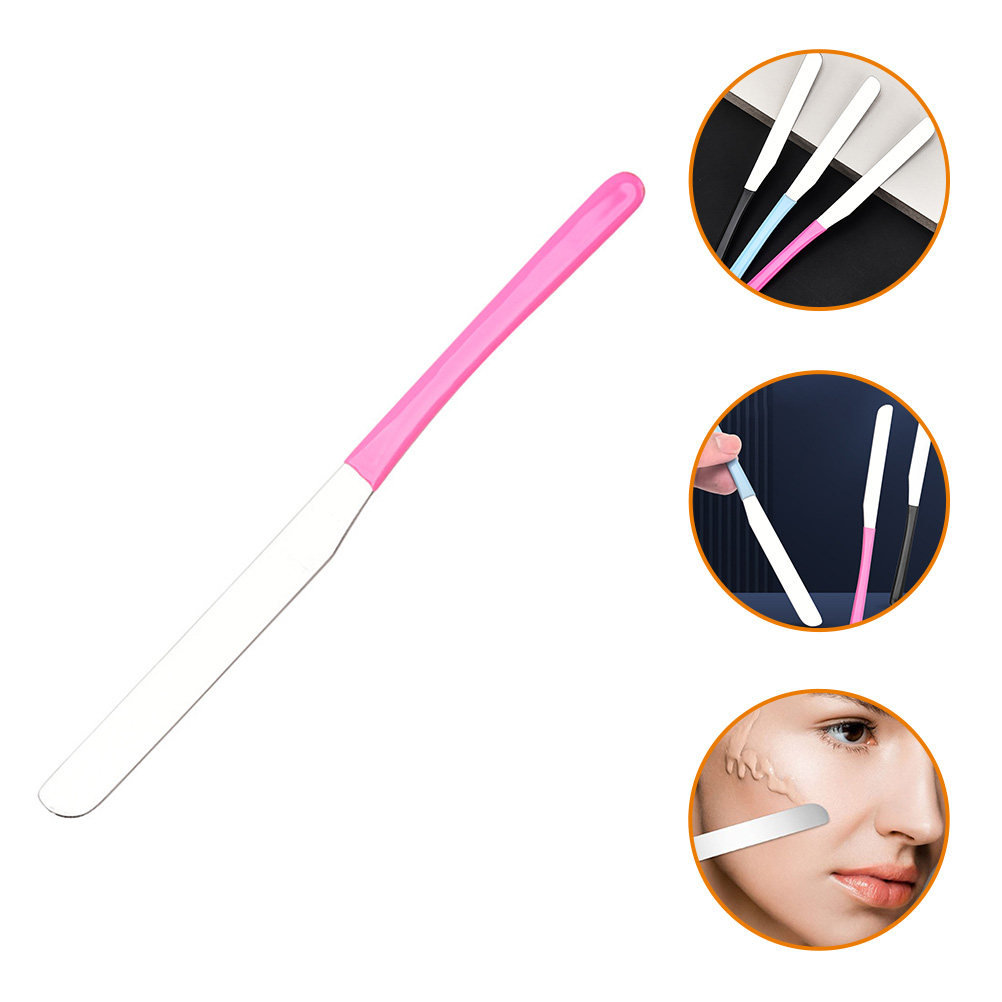 Beauty Makeup Foundation - Stainless Steel Makeup Spatula Metal Long