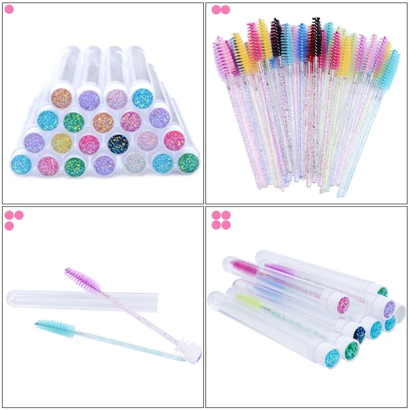 Beauty Makeup Youtube - 20Pcs Makeup Applicators Tube Containers Reusable