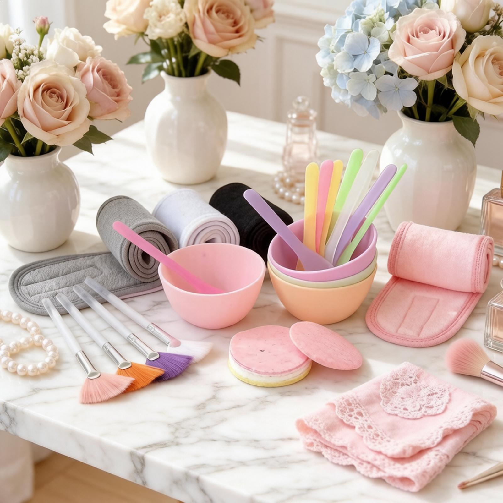 Beauty Makeup Tools - Face Cover Spatula 37 Pieces Silicone