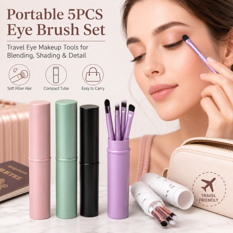 Beauty Makeup Youtube - Mini Eye Brush Set with Compact