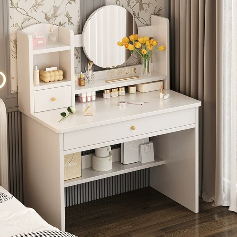 Beauty Without Makeup - Storage Bedroom Dressing Table Makeup Luxury