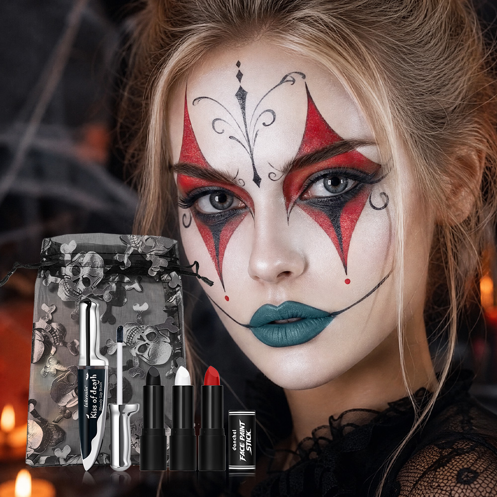Beauty Halloween Makeup - 5pcs Halloween Gothic Makeup Set Black
