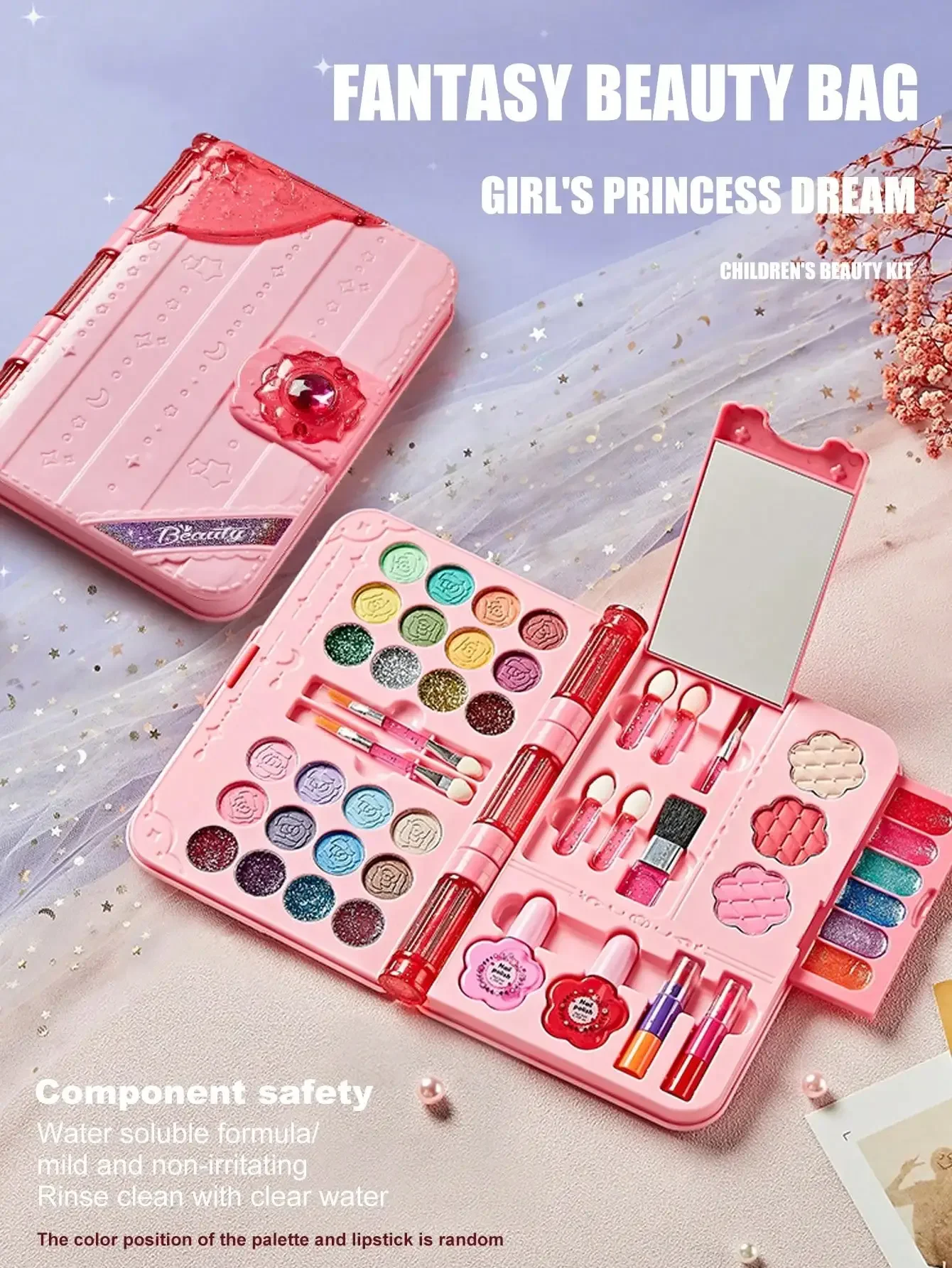 Beauty Makeup Kit For Girls - 2026 Children's Day Best Gift Washable