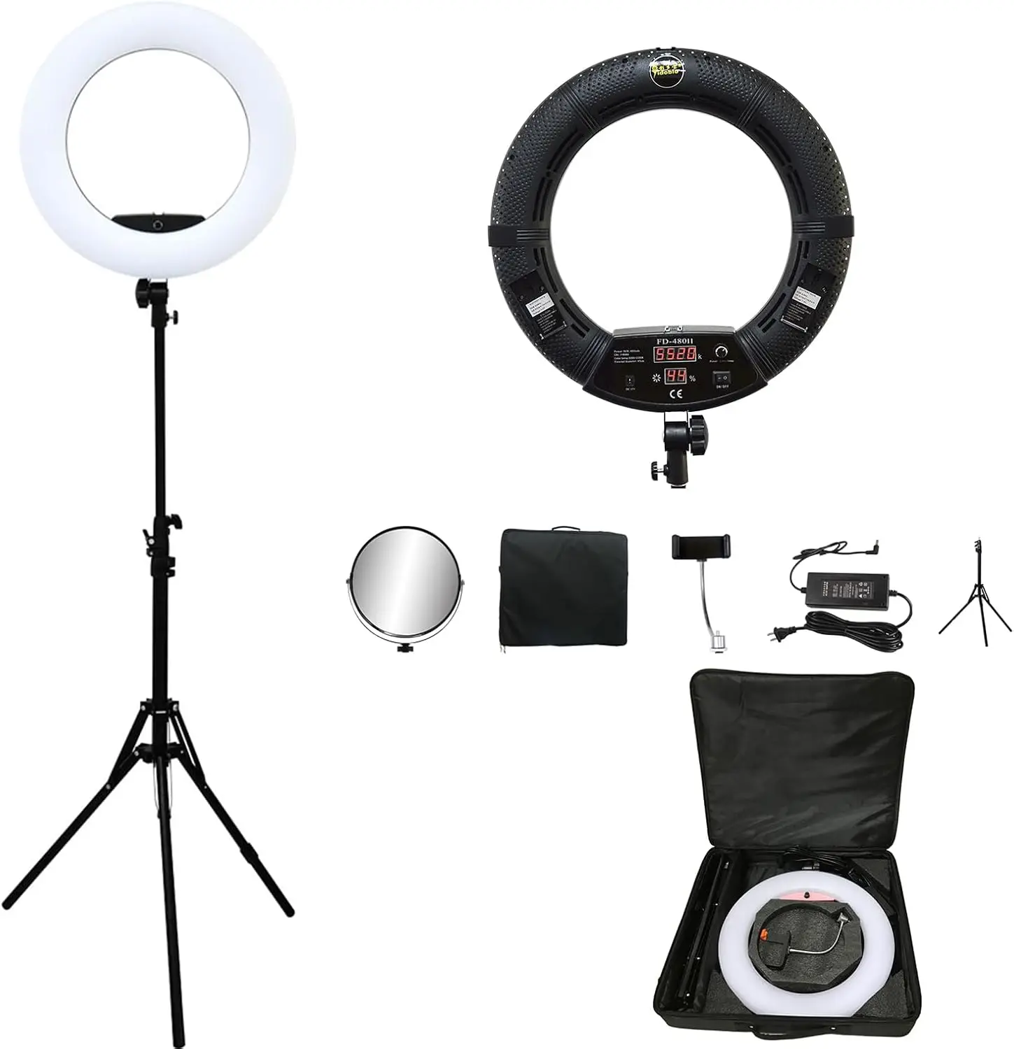 Beauty Makeup Youtube - FD480 Ring Lamp 18 Inch LED