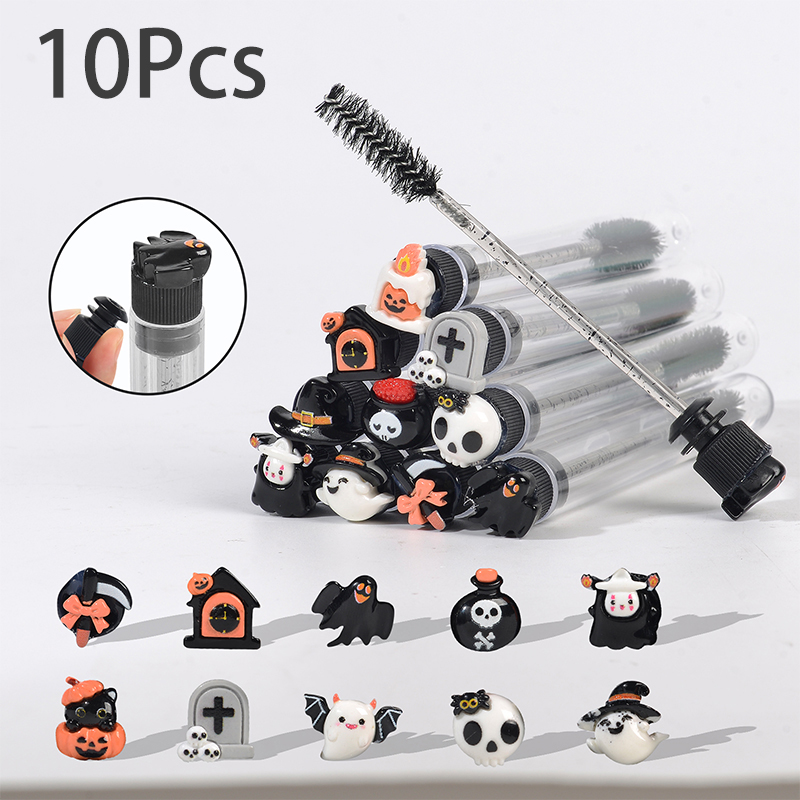 10Pcs Halloween Mascara Wands  - Beauty Makeup Youtube 评论和价格