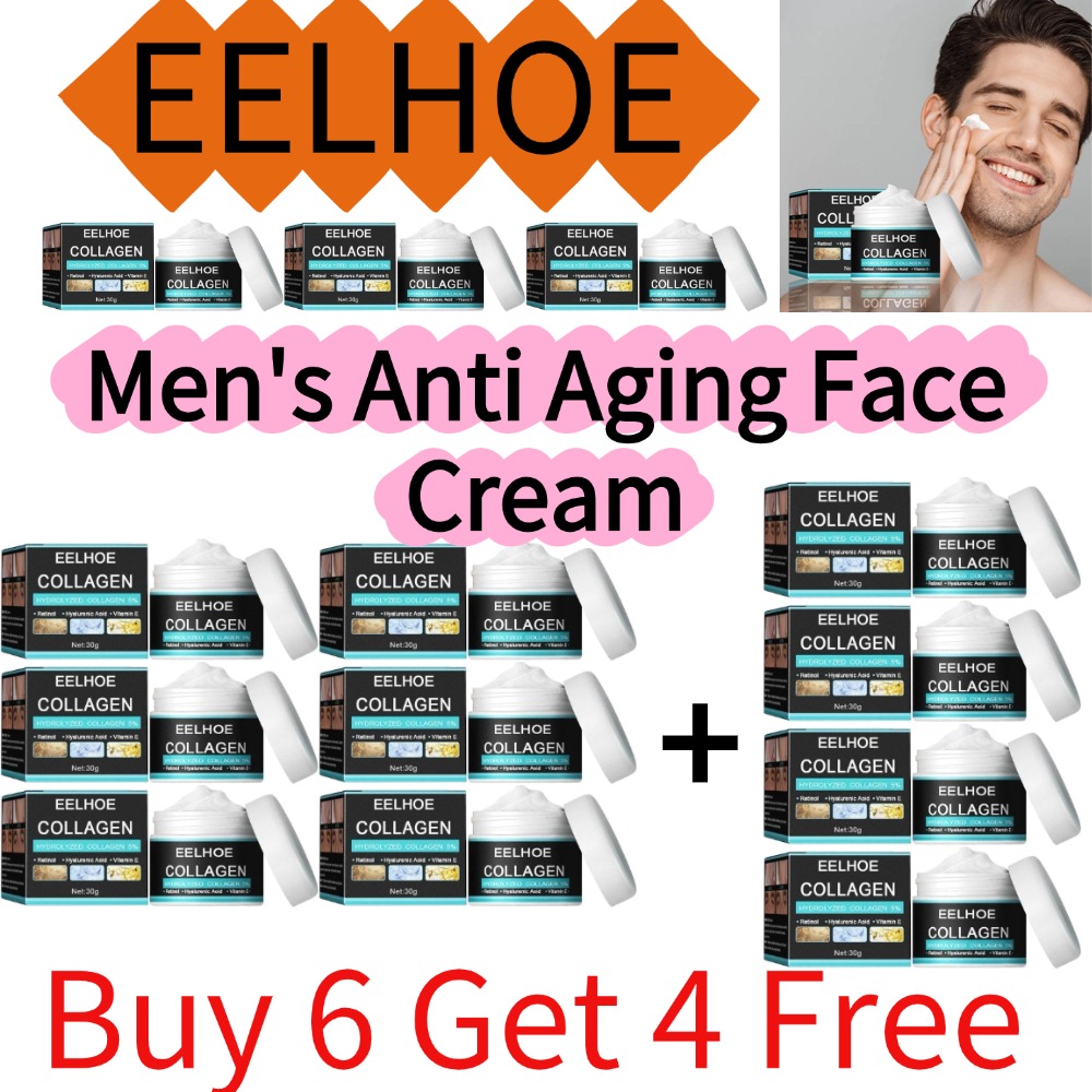 EELHOE (Buy 6 Get 4 Free) Men' - Anti-Aging Face Cream 评论和价格