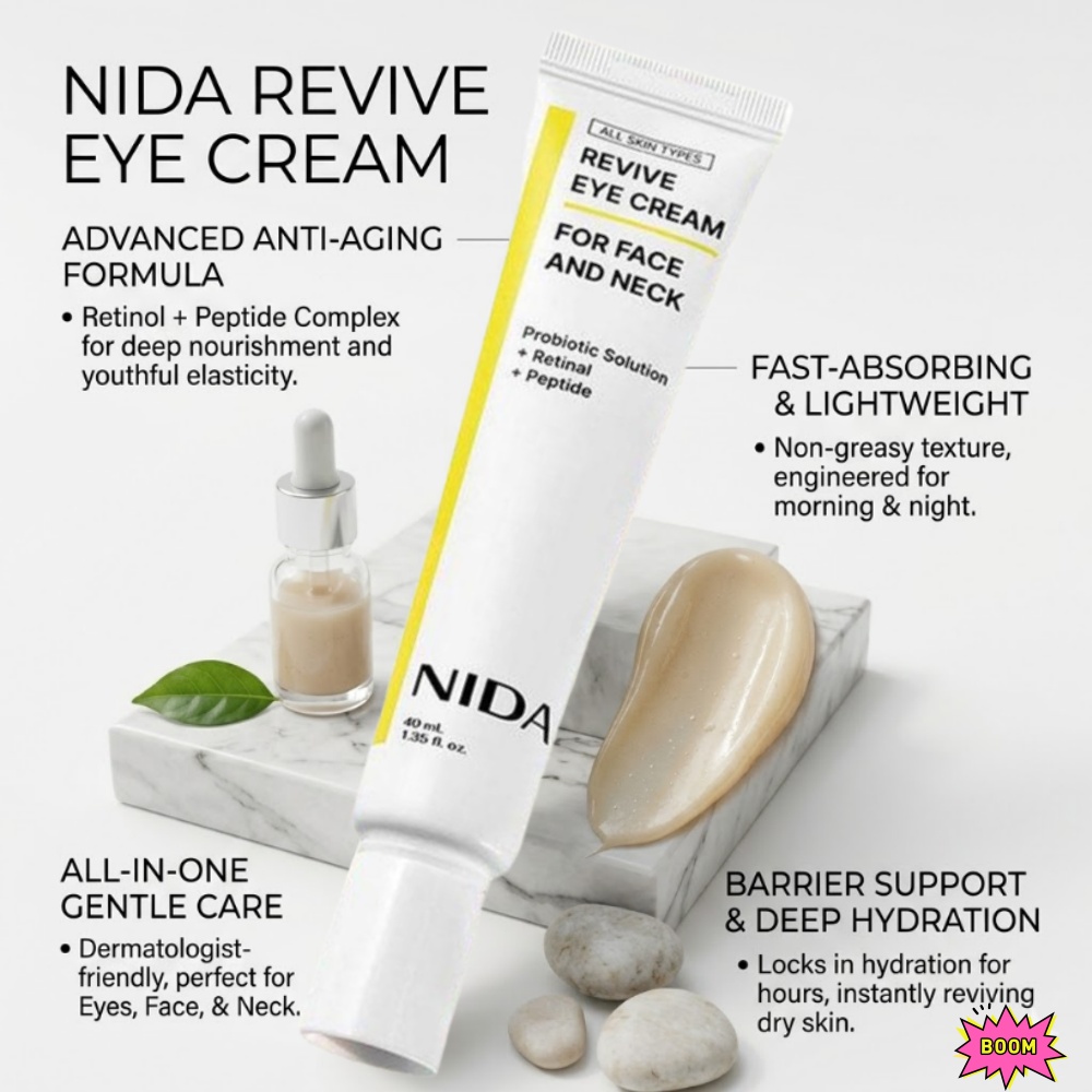 NIDA Retinol Peptide Eye Cream - Anti-Aging Face Cream 评论和价格