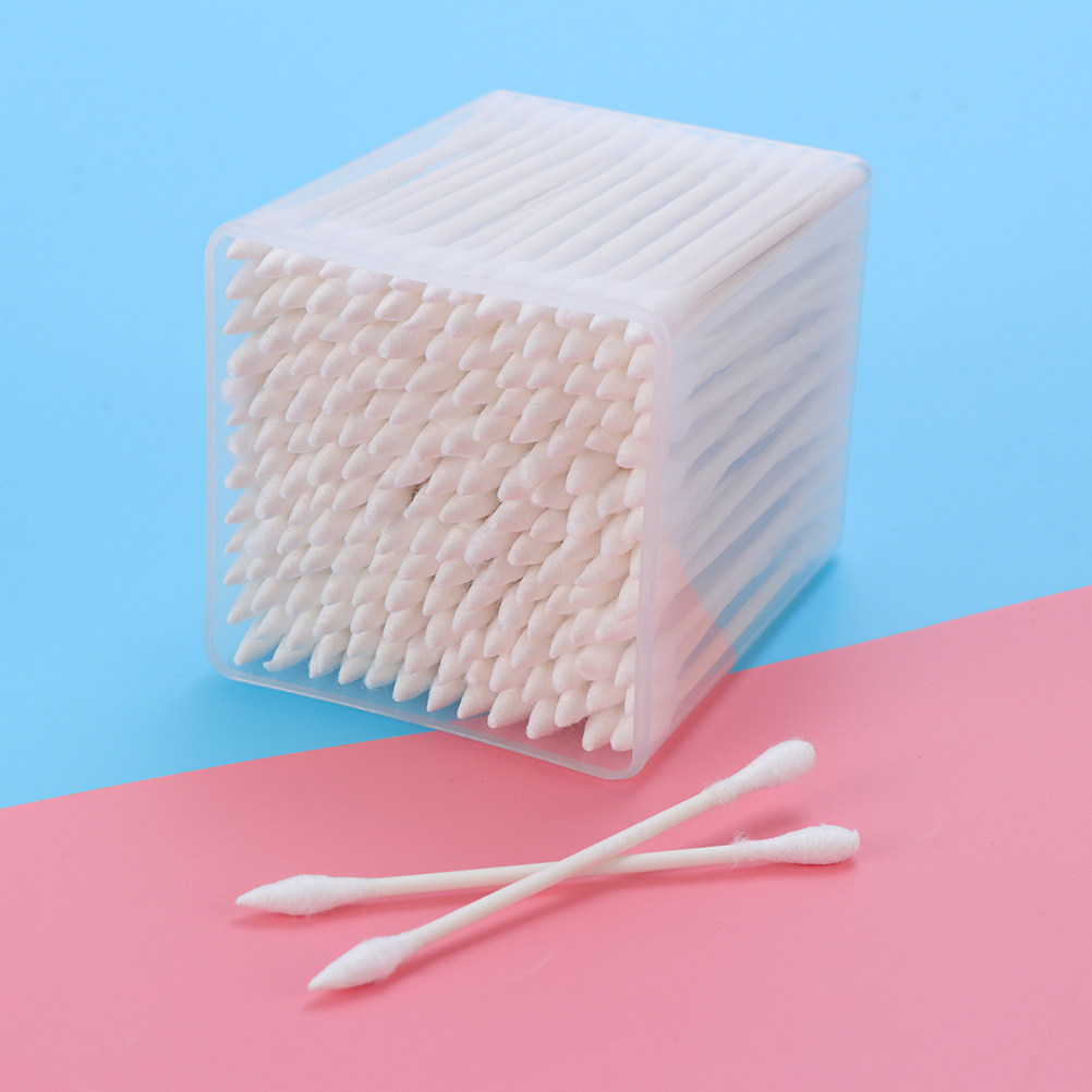 600Pcs Double Head Cotton Swab - Beauty Makeup Tools 评论和价格