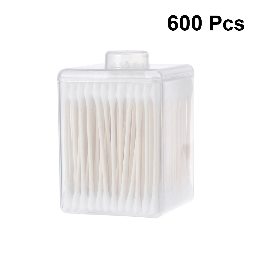 600Pcs Double Head Cotton Swab - Beauty Makeup Tools 评论和价格