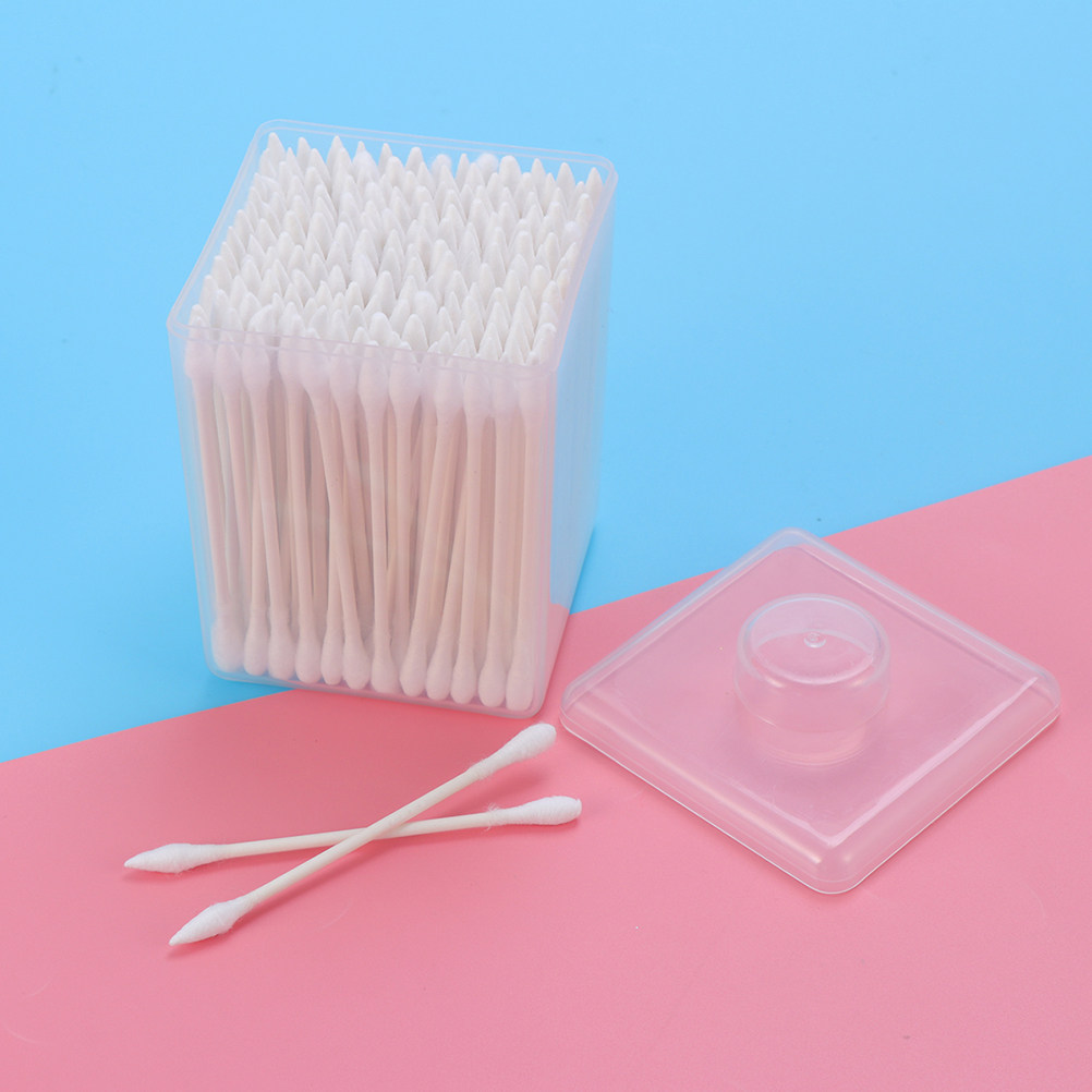 600Pcs Double Head Cotton Swab - Beauty Makeup Tools 评论和价格