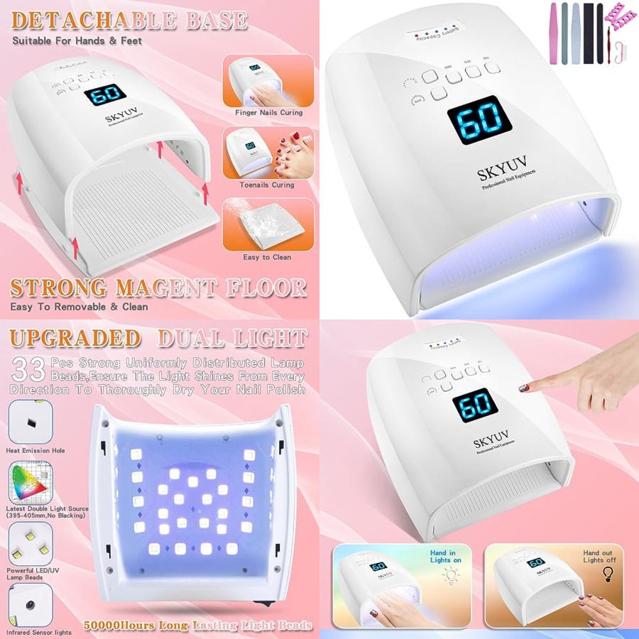 Rechargeable Faster Drying UV  - Gel Nail Polish 评论和价格