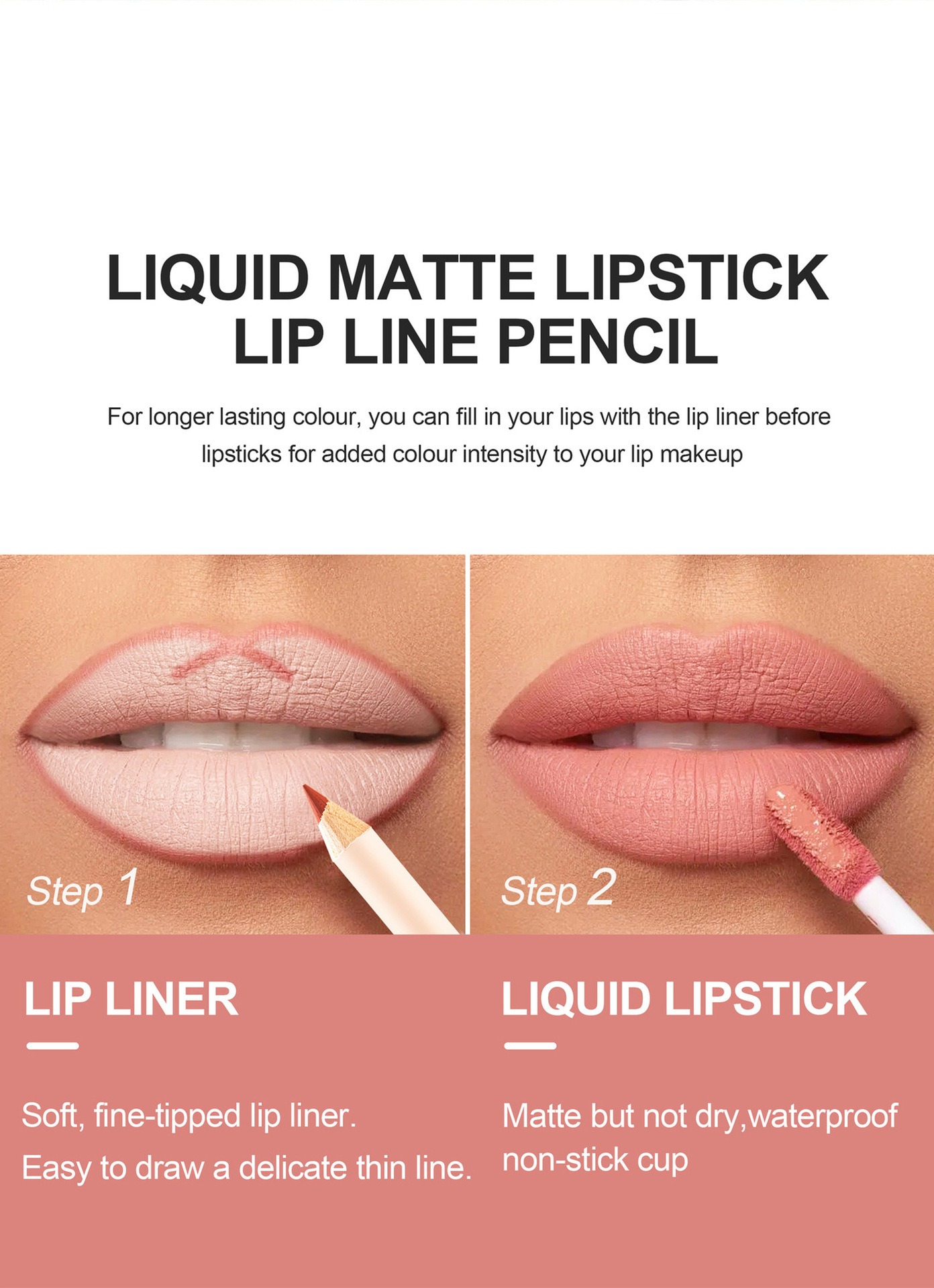 12 Color Lip Liner and Lipstic - Beauty Makeup Gift Sets 评论和价格