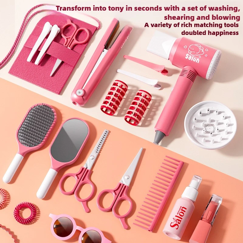 Girls Beauty Salon Set Kids Ha - Beauty Makeup Gift Sets 评论和价格