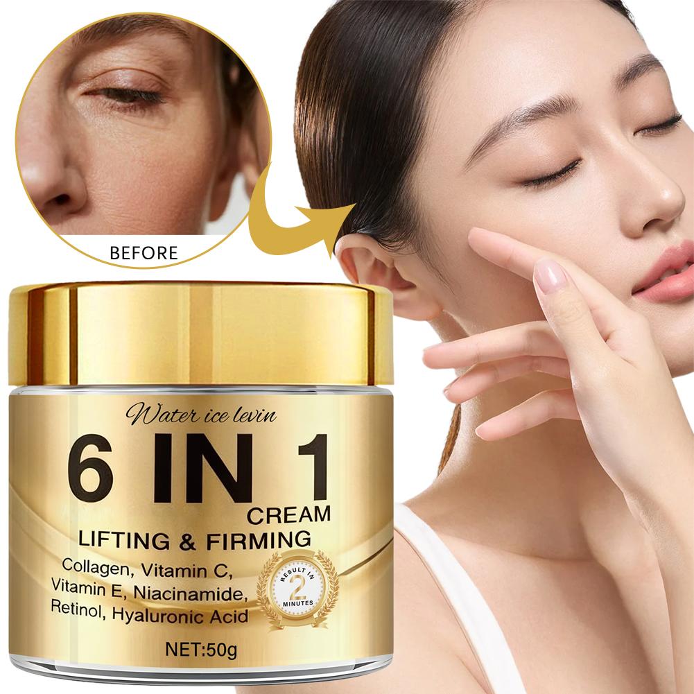 6 IN 1 Collagen Face Cream Lif - Vitamin C Serum Face 评论和价格