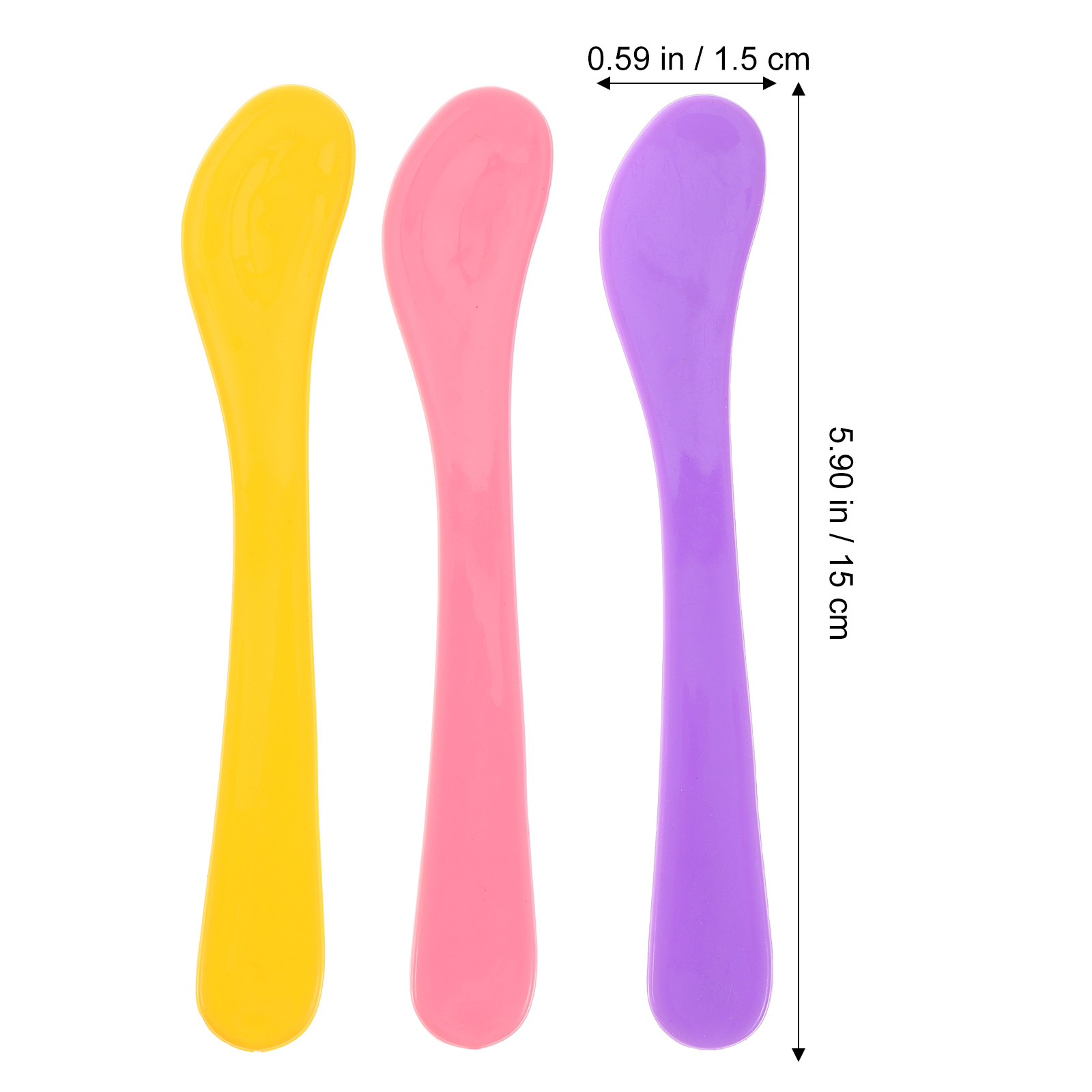 10Pcs Spatula Set PP Handle Fa - Beauty Makeup Tools 评论和价格