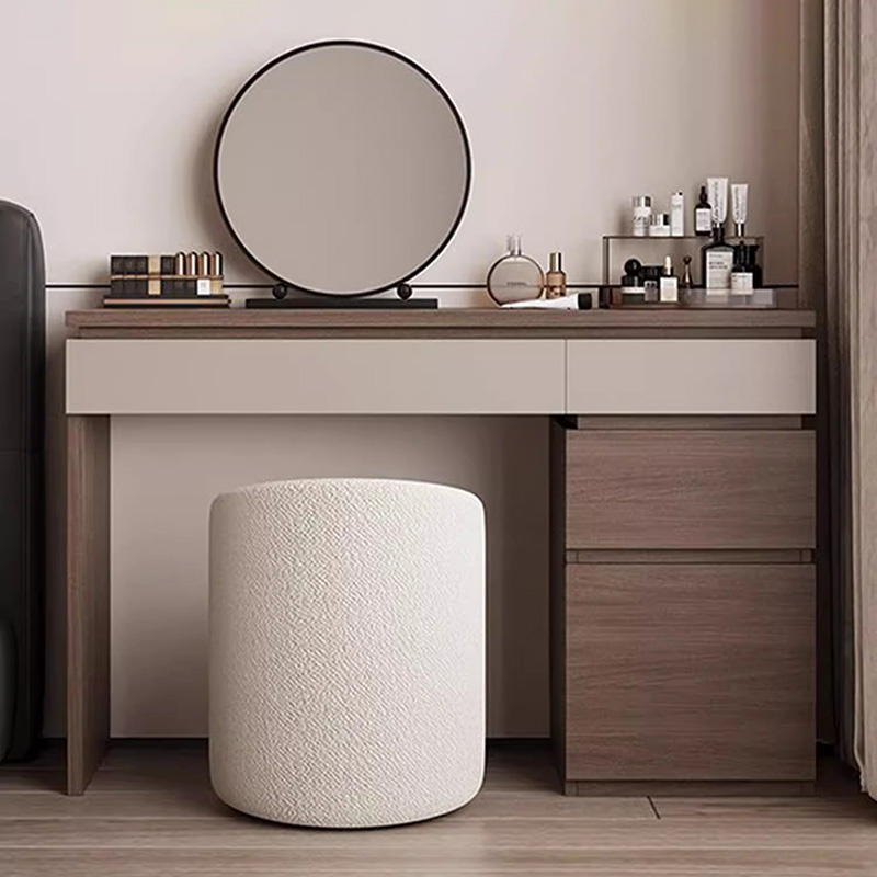 Wood Shelf Vanity Table Modern - Beauty Without Makeup 评论和价格