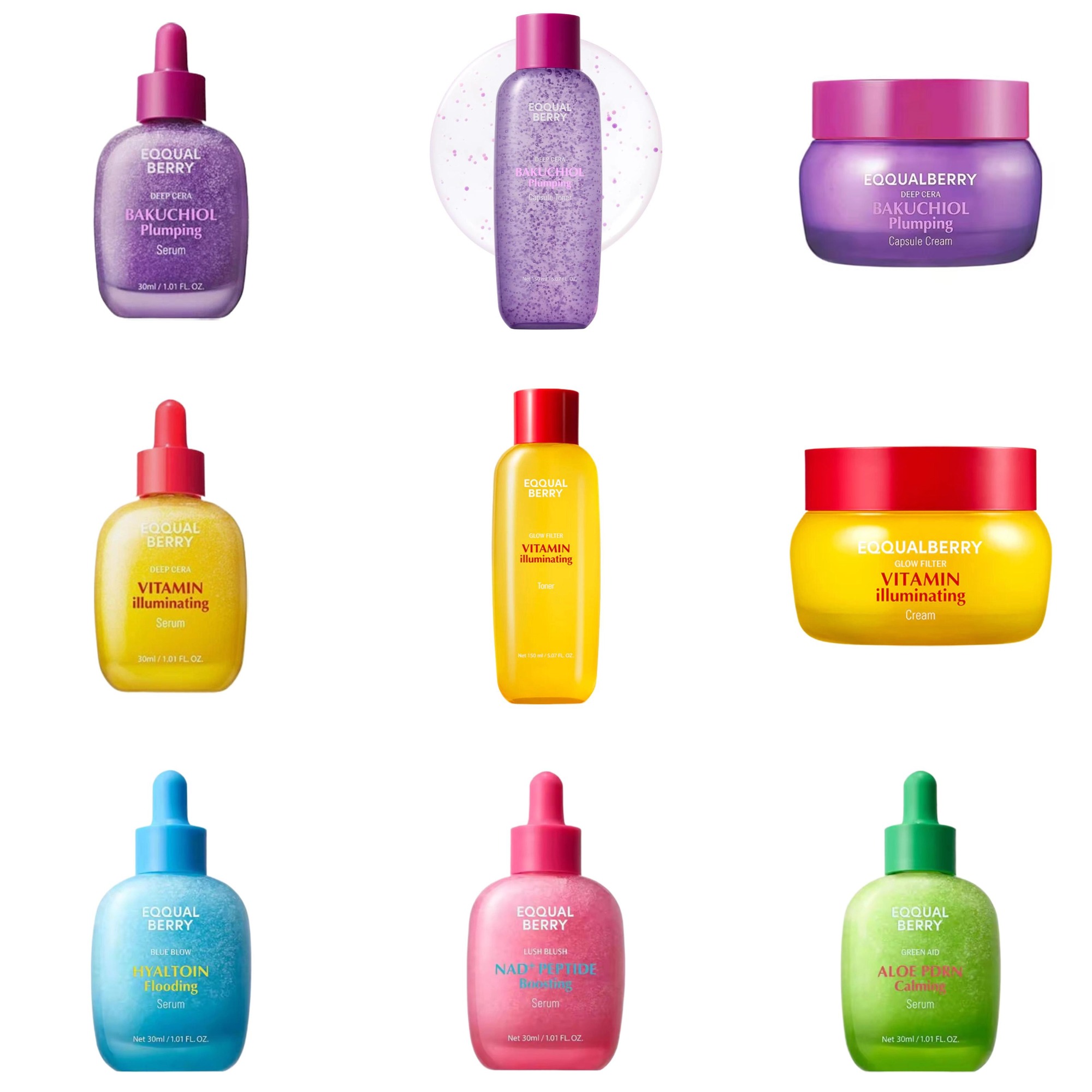 For EQQUALBERRY BAKUCHIOL Plum - Vitamin C Serum Face 评论和价格