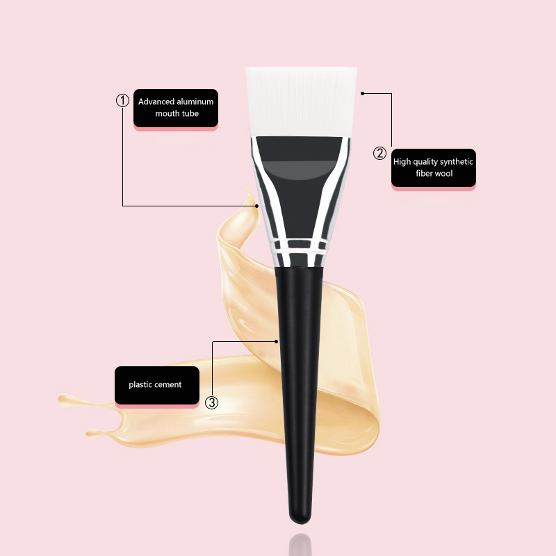 Flat Head Thin Facial Mask Bru - Beauty Makeup Foundation 评论和价格