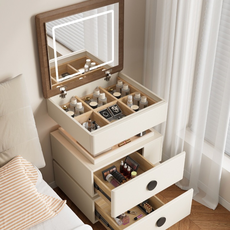 Small Makeup Vanity Table Bedr - Beauty Without Makeup 评论和价格
