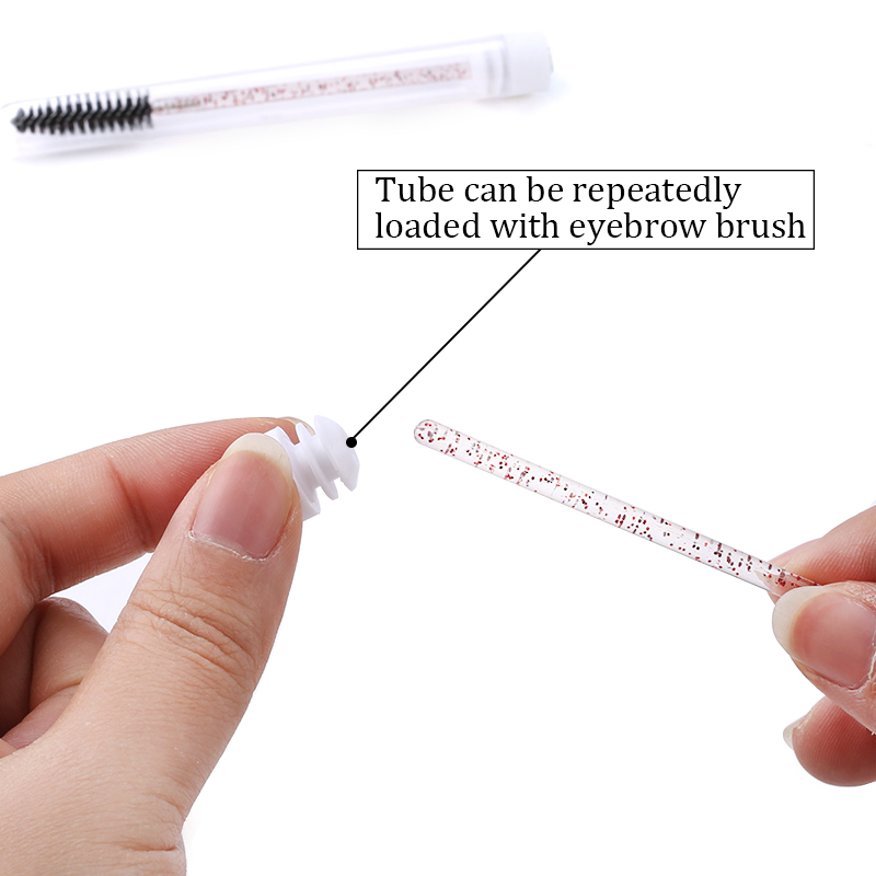 Reusable Eyebrow Brush Tube Ey - Beauty Makeup Youtube 评论和价格