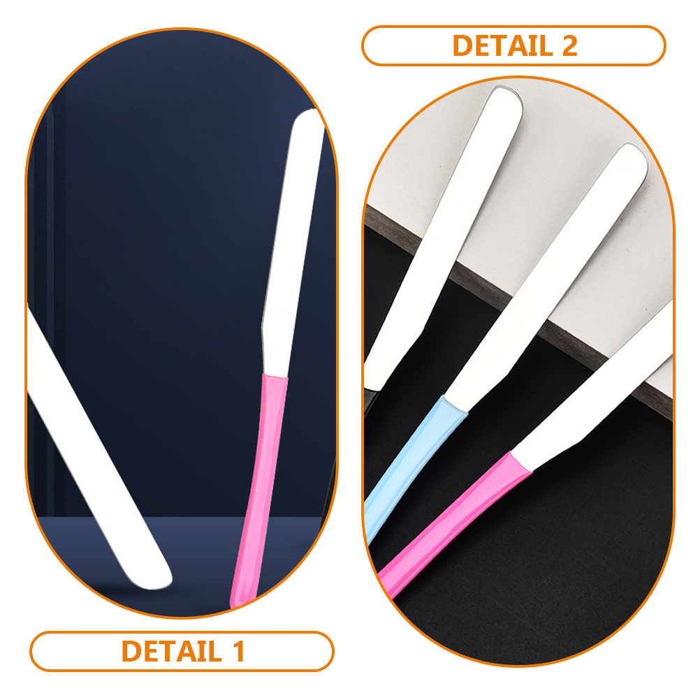 Stainless Steel Makeup Spatula - Beauty Makeup Foundation 评论和价格