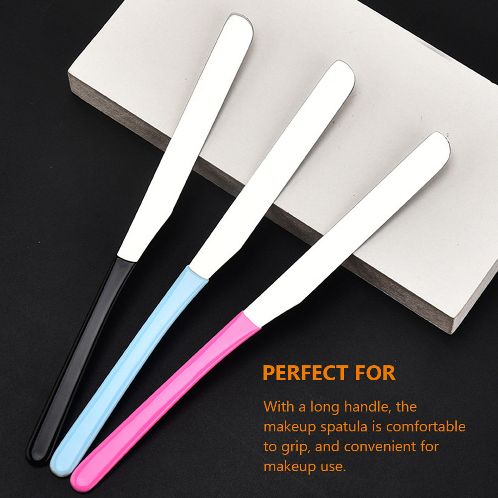 Stainless Steel Makeup Spatula - Beauty Makeup Foundation 评论和价格
