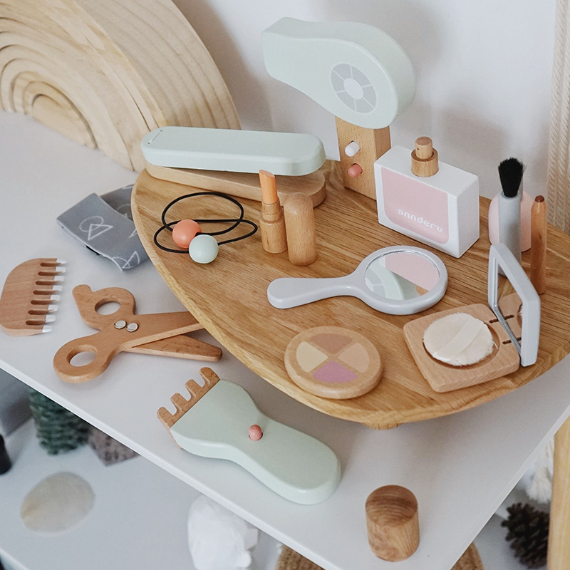 New Children Wooden Simulation - Beauty Makeup Gift Sets 评论和价格