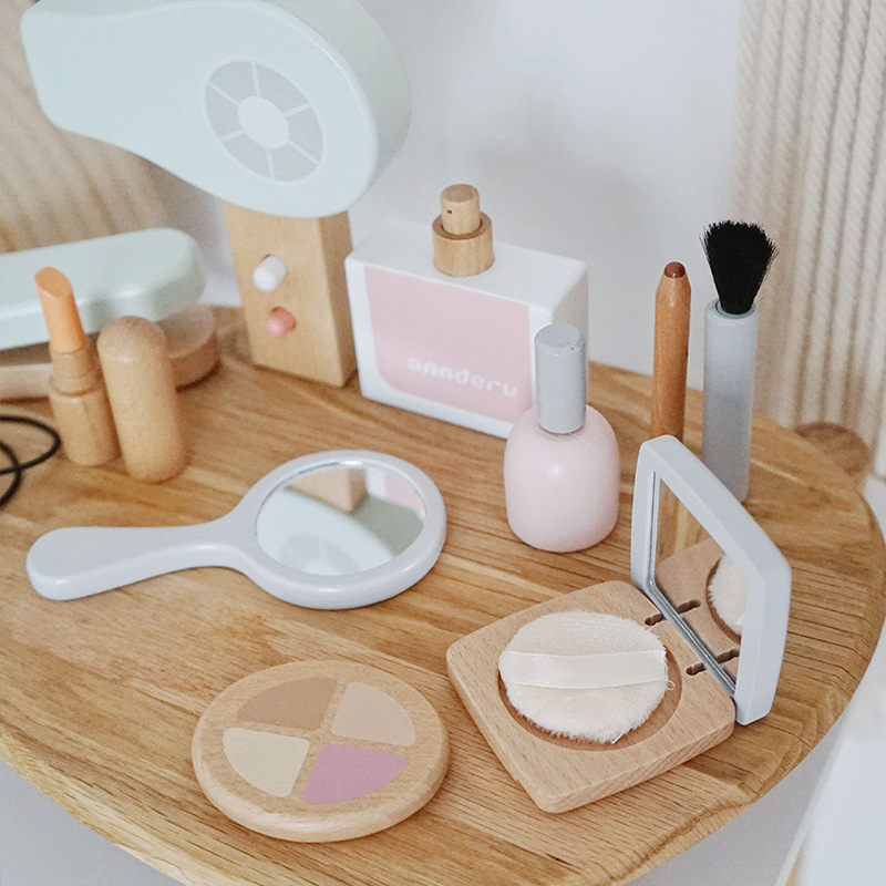 New Children Wooden Simulation - Beauty Makeup Gift Sets 评论和价格