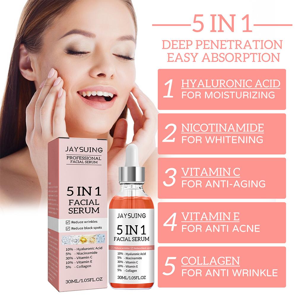5 In 1 Face Serum Vitamin C Mo - Vitamin C Serum Face 评论和价格