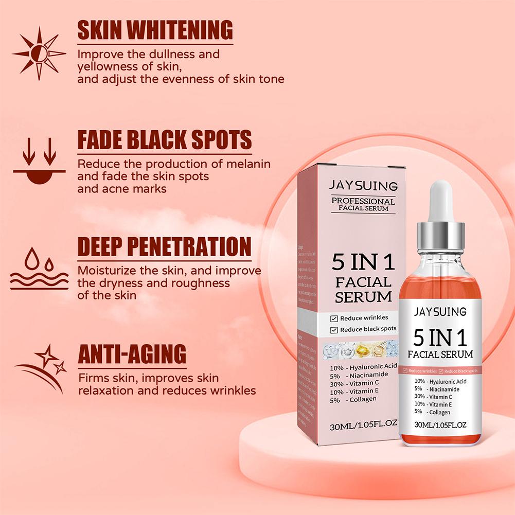 5 In 1 Face Serum Vitamin C Mo - Vitamin C Serum Face 评论和价格