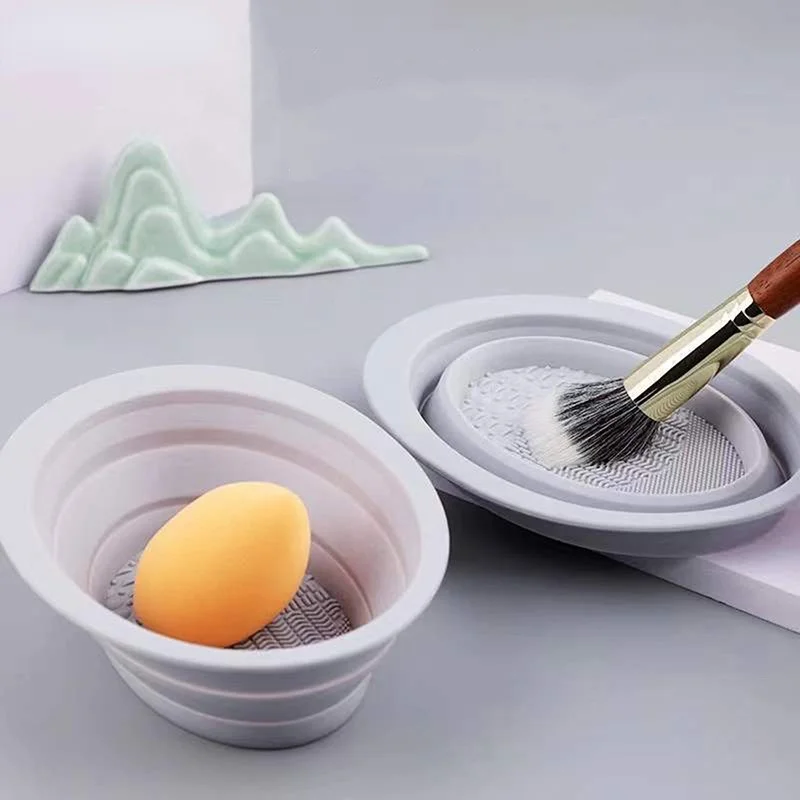 Foldable Silicone Makeup Brush - Beauty Makeup Foundation 评论和价格