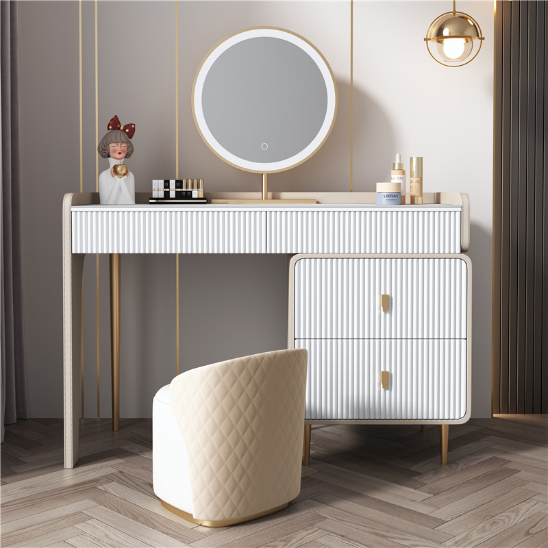 Modern Bedroom Vanity Table Dr - Beauty Without Makeup 评论和价格