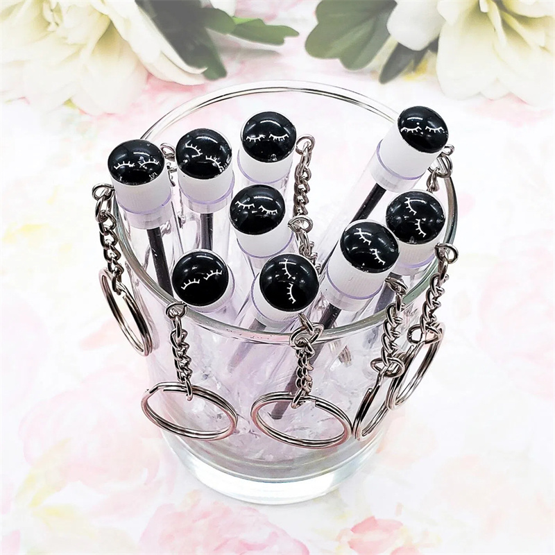 10Pcs Keychain Eyelash Spoolie - Beauty Makeup Youtube 评论和价格