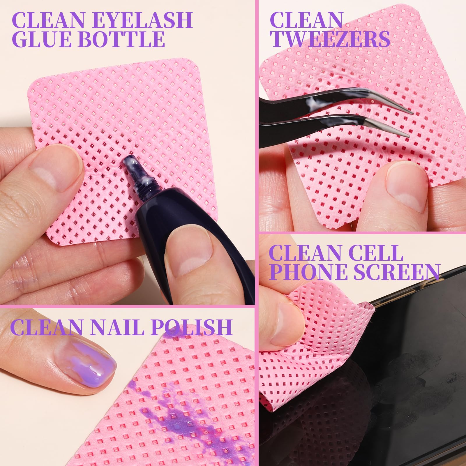 200Pcs Lint Free Nail Cleaning - Gel Nail Polish 评论和价格