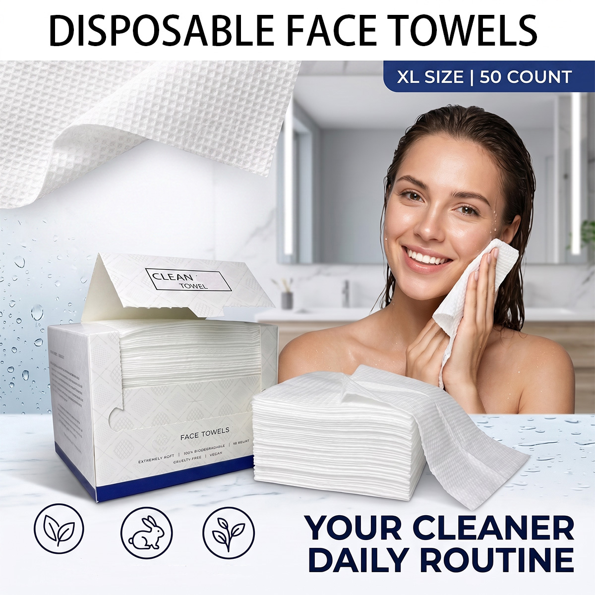 50Pcs/Box Disposable Face Towe - Beauty Of Joseon Makeup Remover 评论和价格