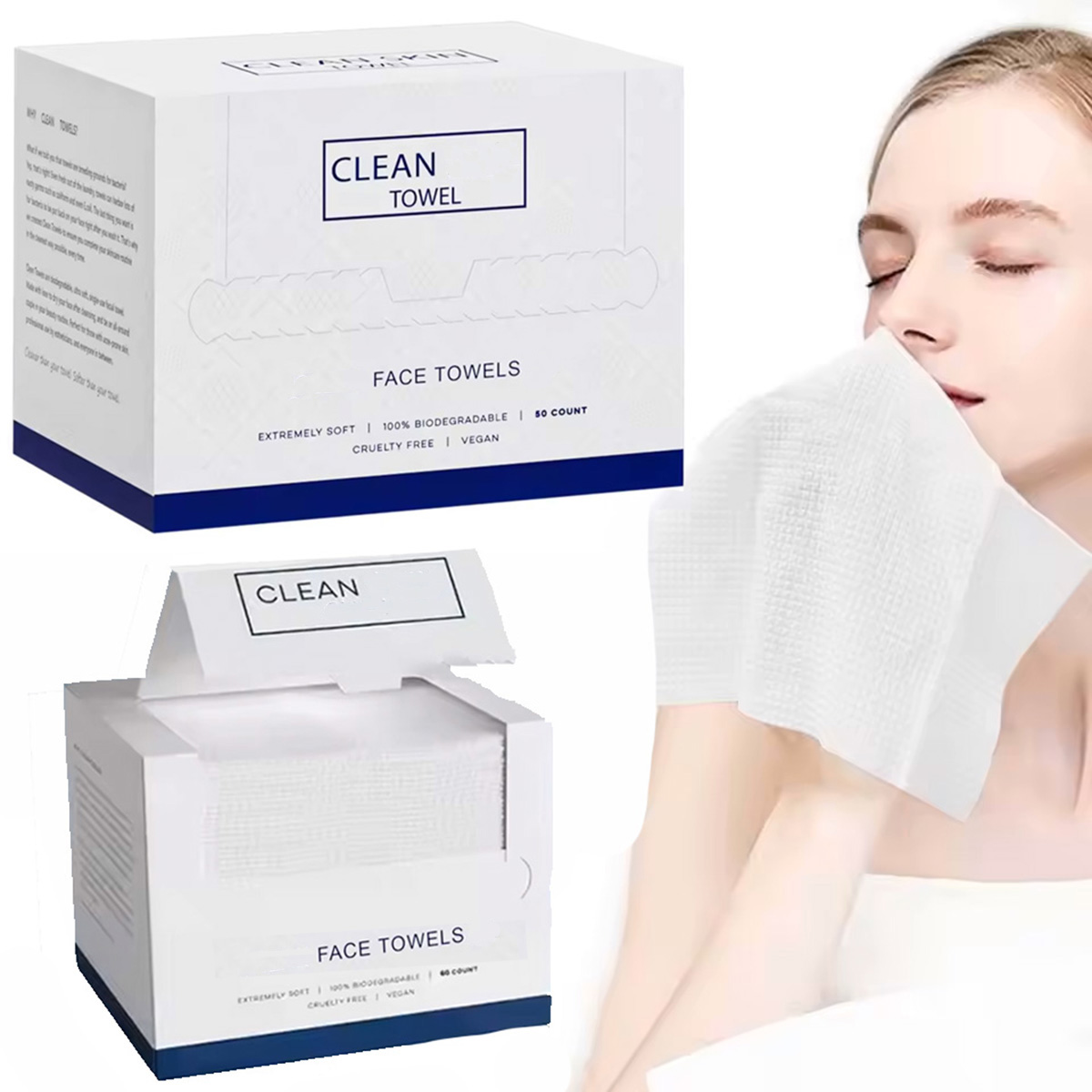 50Pcs/Box Disposable Face Towe - Beauty Of Joseon Makeup Remover 评论和价格