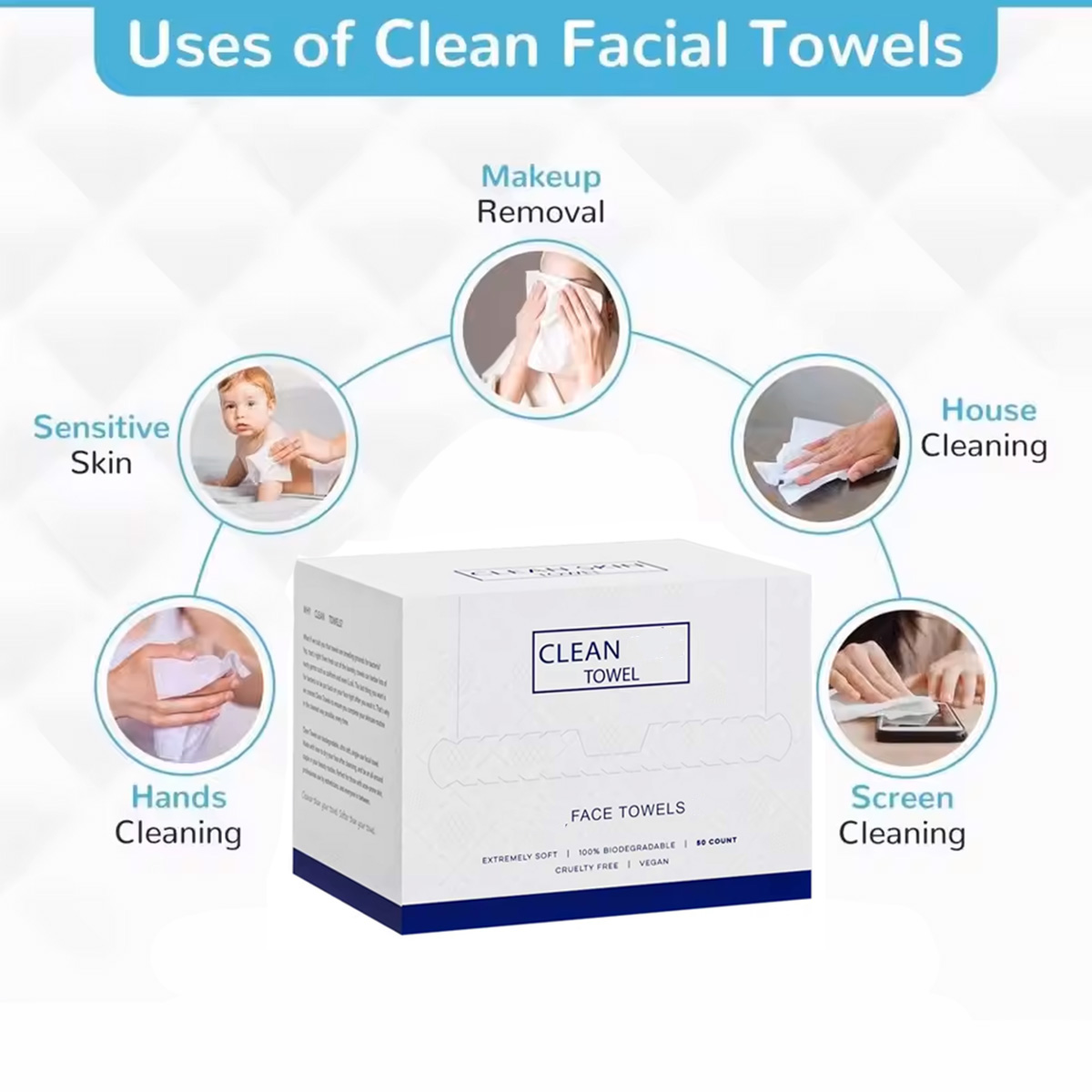 50Pcs/Box Disposable Face Towe - Beauty Of Joseon Makeup Remover 评论和价格