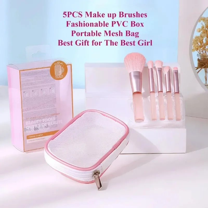 5Pcs Makeup Brushes Set Super  - Beauty Makeup Gift Sets 评论和价格