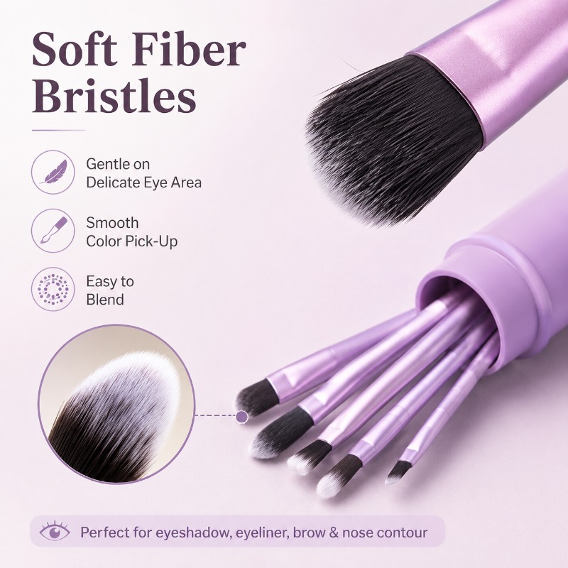 Mini Eye Brush Set with Compac - Beauty Makeup Youtube 评论和价格