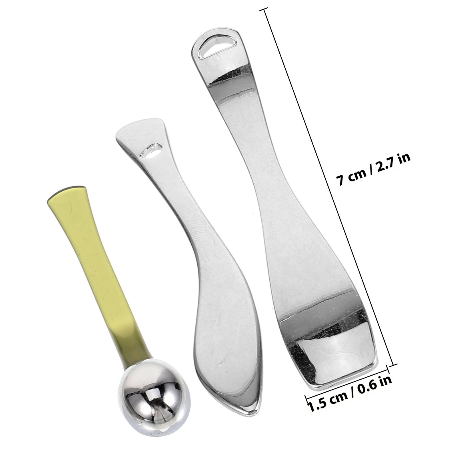 3Pcs Makeup Spatula Spoon Eye  - Beauty Makeup Tools 评论和价格