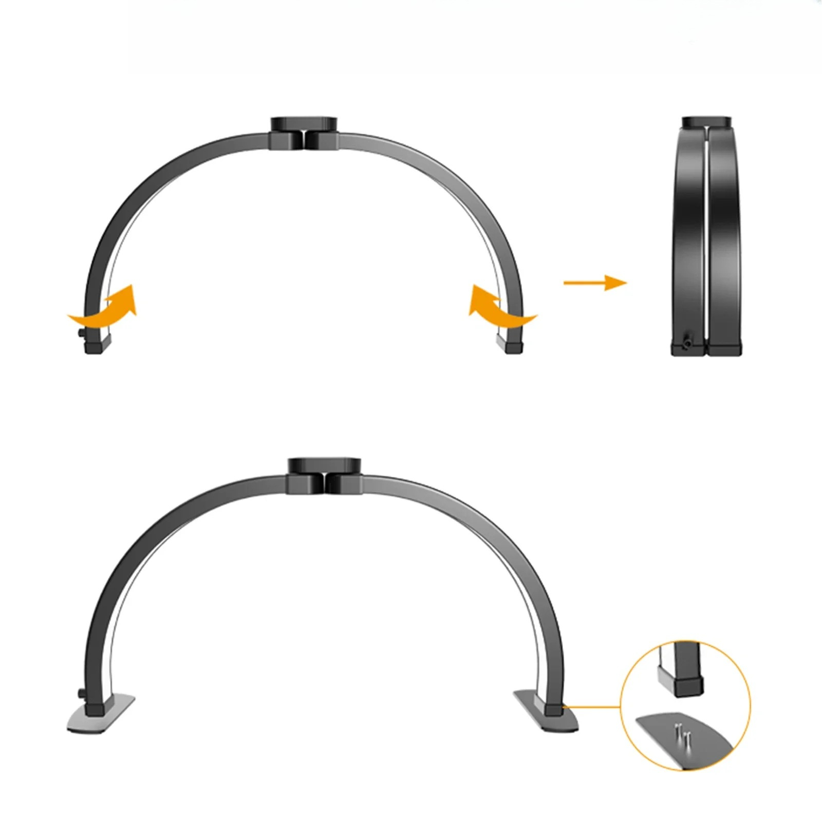 LFor EU/US/UK Plug LED Half Mo - Beauty Makeup Uk 评论和价格