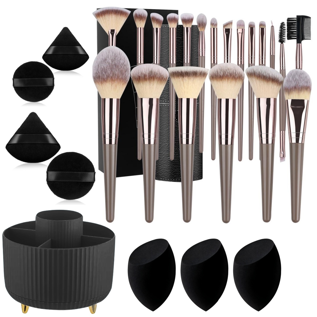 Professional 1-20PCS Makeup Br - Beauty Makeup Gift Sets 评论和价格