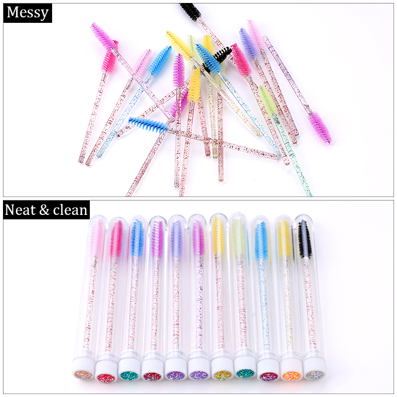 20Pcs Reusable Eyebrow Brush T - Beauty Makeup Youtube 评论和价格