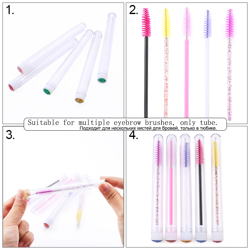 20Pcs Reusable Eyebrow Brush T - Beauty Makeup Youtube 评论和价格