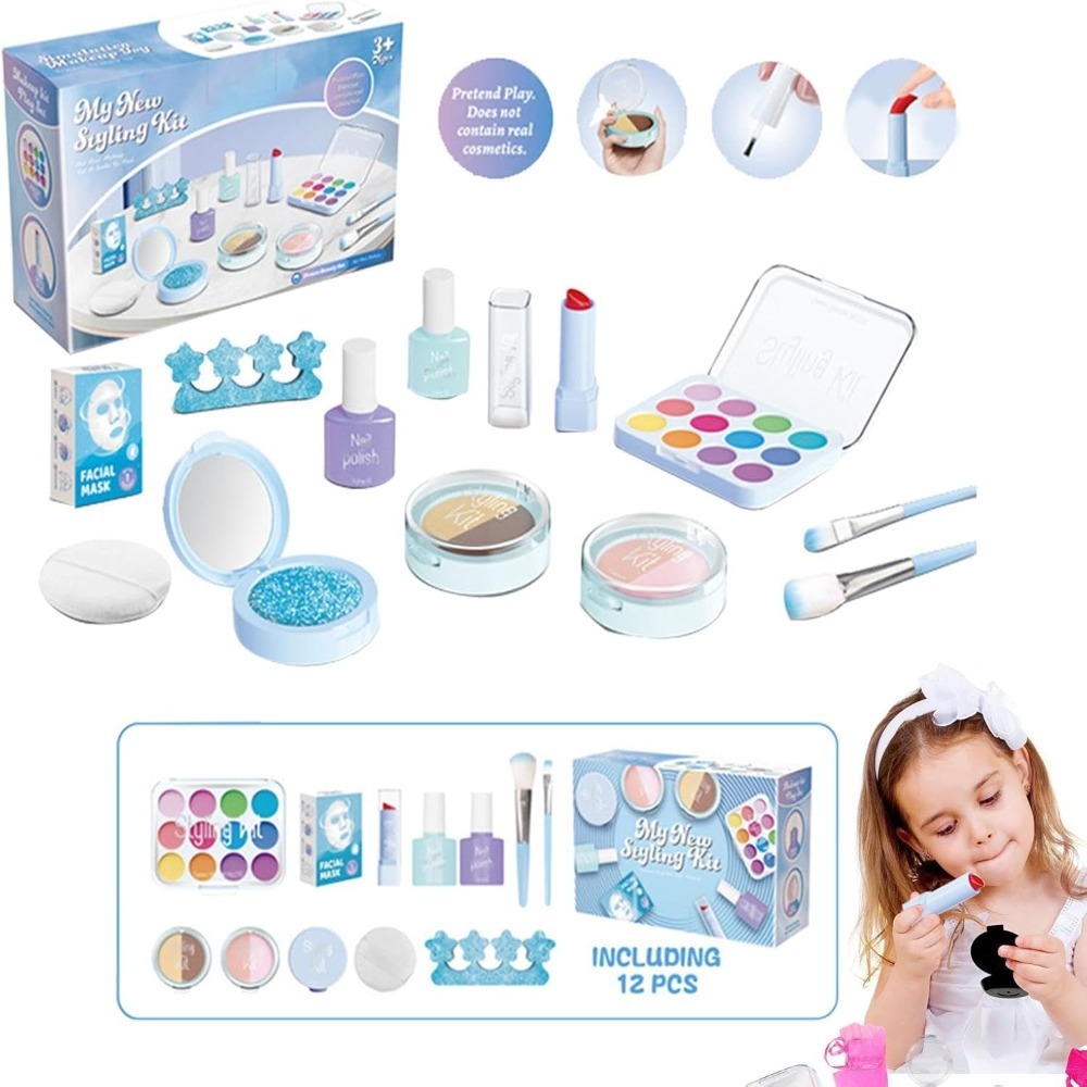 Beauty Salon Play Set Makeup K - Beauty Makeup Kit For Girls 评论和价格