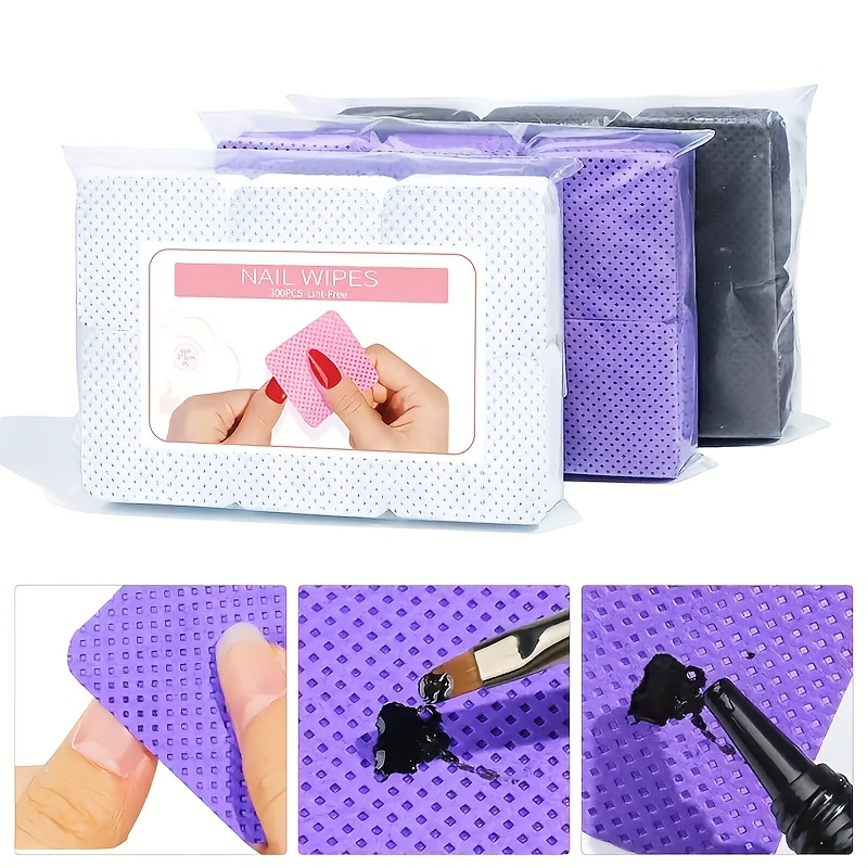 600pcs/2bag Hairless Nail Poli - Beauty Makeup Tools 评论和价格